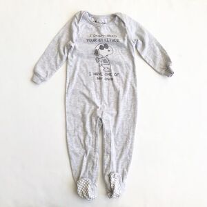 Novel Teez snoopy footed jumpsuit VGUC fits 2T